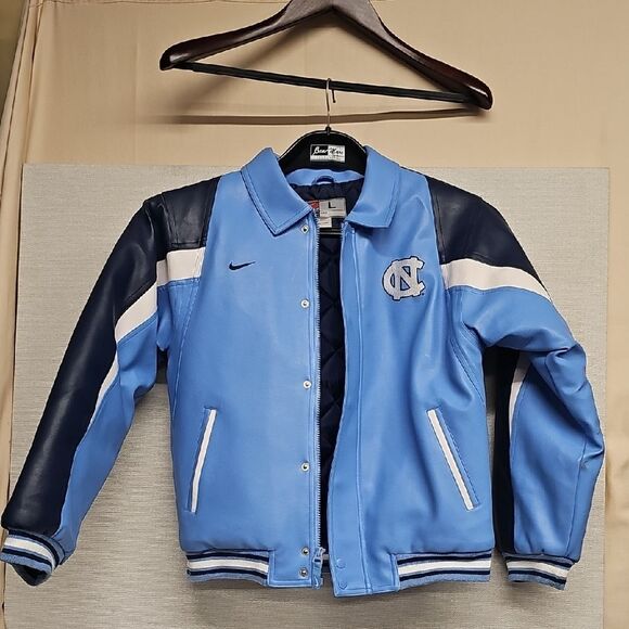 NIKE N.CAROLINA EMBROIDERED BOMBER JACKET BFPM-04-201 - Picture 1 of 7